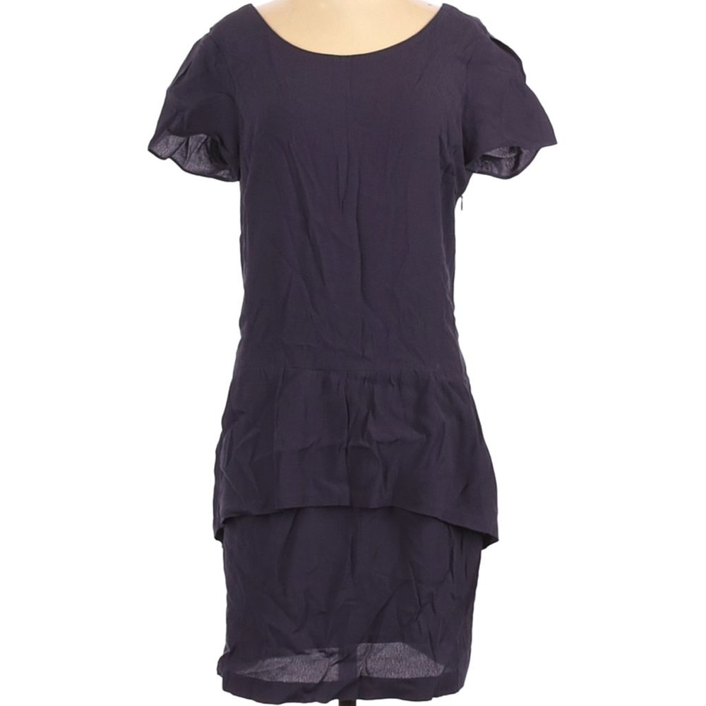 Comptoir des Cotonniers Navy Blue Sheath Dress sz EU 34 EUC